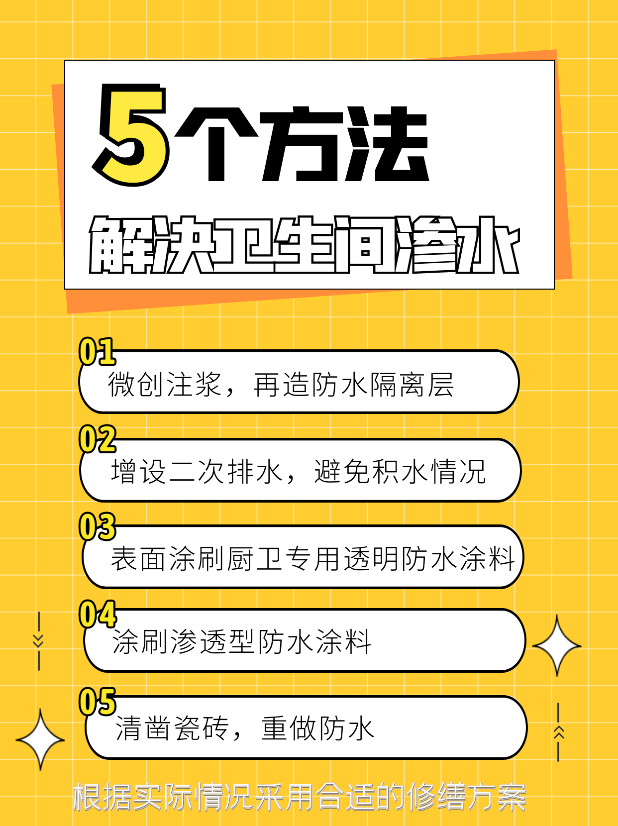 衛(wèi)生間漏水的解決方案有哪些？